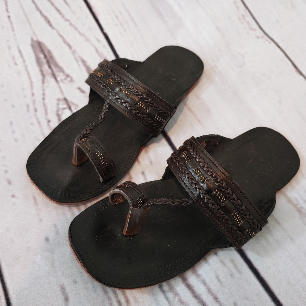 100% leather children's sandles